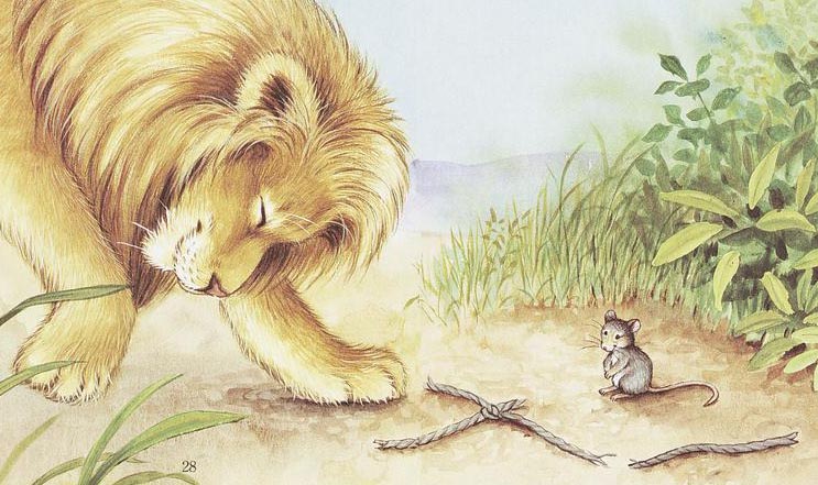 Risultati immagini per lion and the mouse ROPE